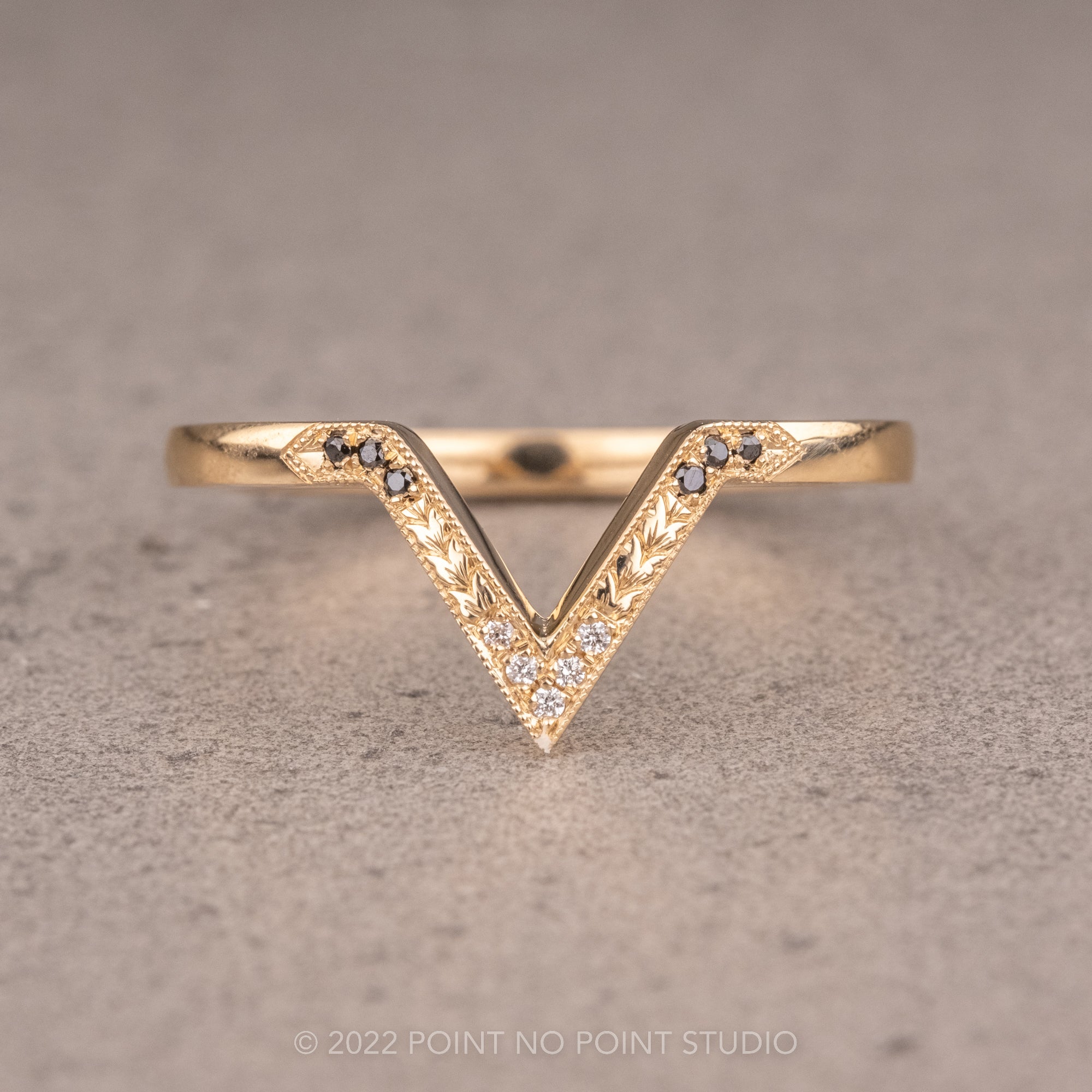 V-shape Slope Diamond Ring – Written by Forest